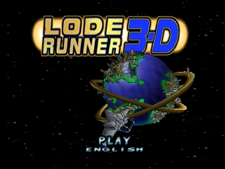 Lode Runner 3-D (Europe) (En,Fr,De,Es,It) Title Screen